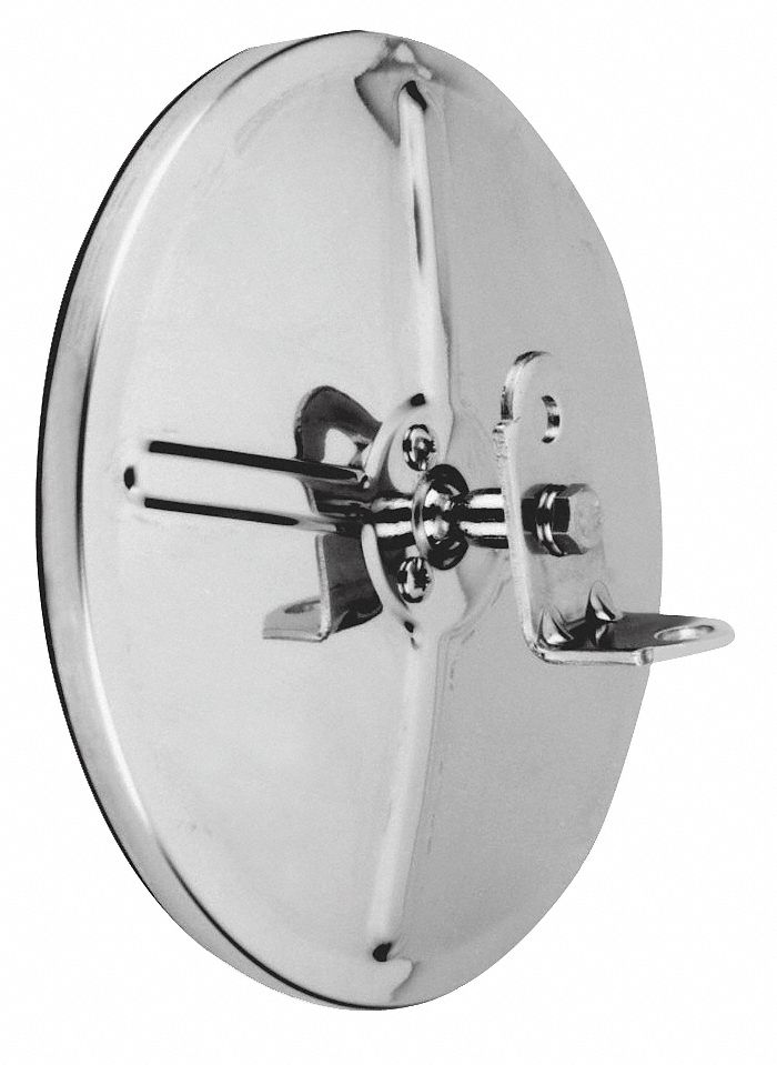 VELVAC Center Mount Convex Mirror, Convex, Heated No, Motorized No, 8 1