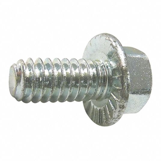 Fabory Flange Bolt 1 4 Steel Zinc Plated Pk 100 2fb87 U 025 0050 Grainger