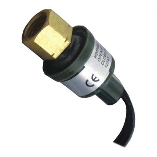 SUPCO, SPST, 1/4 in Female SAE, High Pressure Switch - 2FBR3