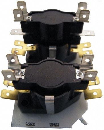 Electric Sequencer: 2 Timings, 3 Switches, 24V AC, 14 A @ 120V / 7 A @ 240V