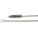 BOILER BRUSH, 1 IN DIA, TEMPERED STEEL BRISTEELE, SINGLE SPIRAL, SINGLE STEM, TWISTED END