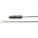 BOILER BRUSH, 1 IN DIA, TEMPERED STEEL BRISTEELE, SINGLE SPIRAL, SINGLE STEM, TWISTED END