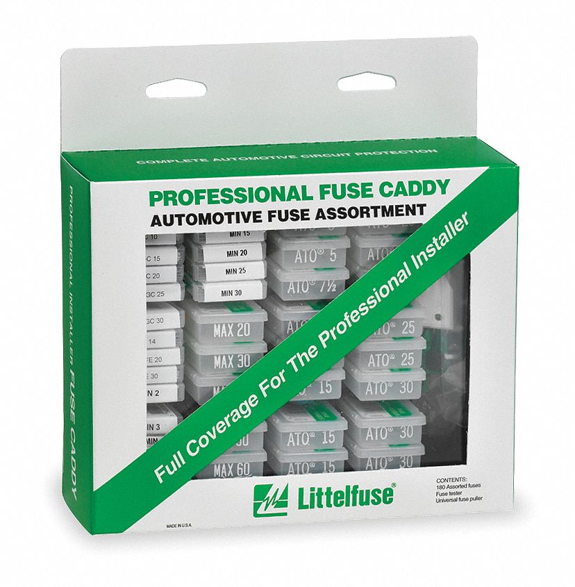 LITTELFUSE Automotive Glass and Blade Fuse Kit with 178 Fuses Included