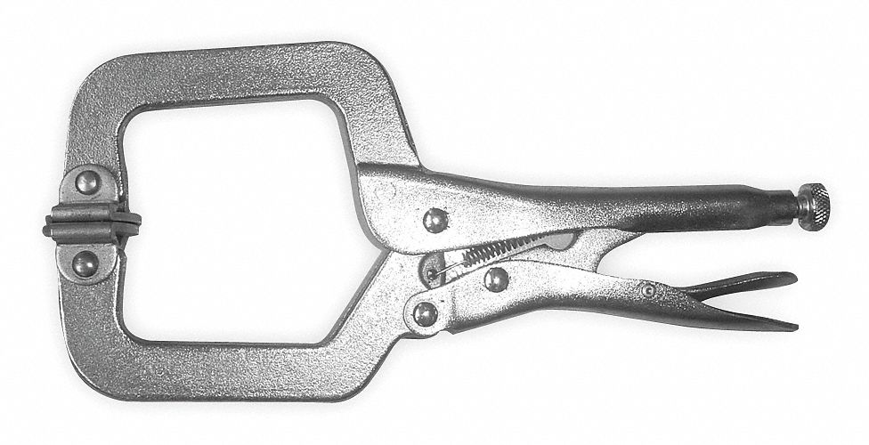 Locking C-Clamp 6 2 Cap. 1-1/8 Throat
