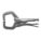 LOCKING C-CLAMP, FIXED, 2 IN MAX JAW OPENING, 1 1/8 IN THROAT D, 500 LB CLAMPING FOR CE
