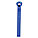 CABLE TIE, 7½ IN L, 1¾ IN MAX BUNDLE, 0.18 IN W, BLUE, 100 PK