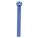 CABLE TIE, 7½ IN L, 1¾ IN MAX BUNDLE, 0.18 IN W, BLUE, 100 PK