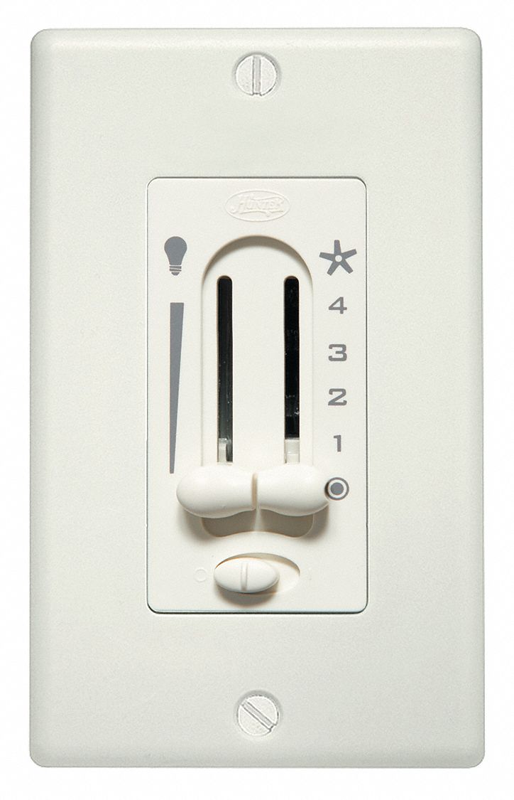 Hunter Fan Control Wall Switch For Use With Hunter Ceiling Fans