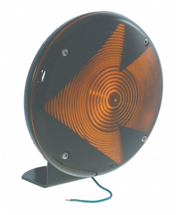 GROTE Round Stop/Turn/Tail Light, Yellow 2FDR678303 Grainger