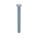 MACHINE SCREW, #8-32 THREAD SIZE, 1¾ IN L, STEEL, ZINC PLATED, FLAT, SLOTTED, INCH, 100 PK