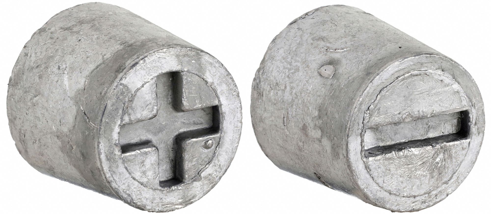 Connector Conversion: Straight, Top Post, Negative/Positive, Die Cast Steel/Lead