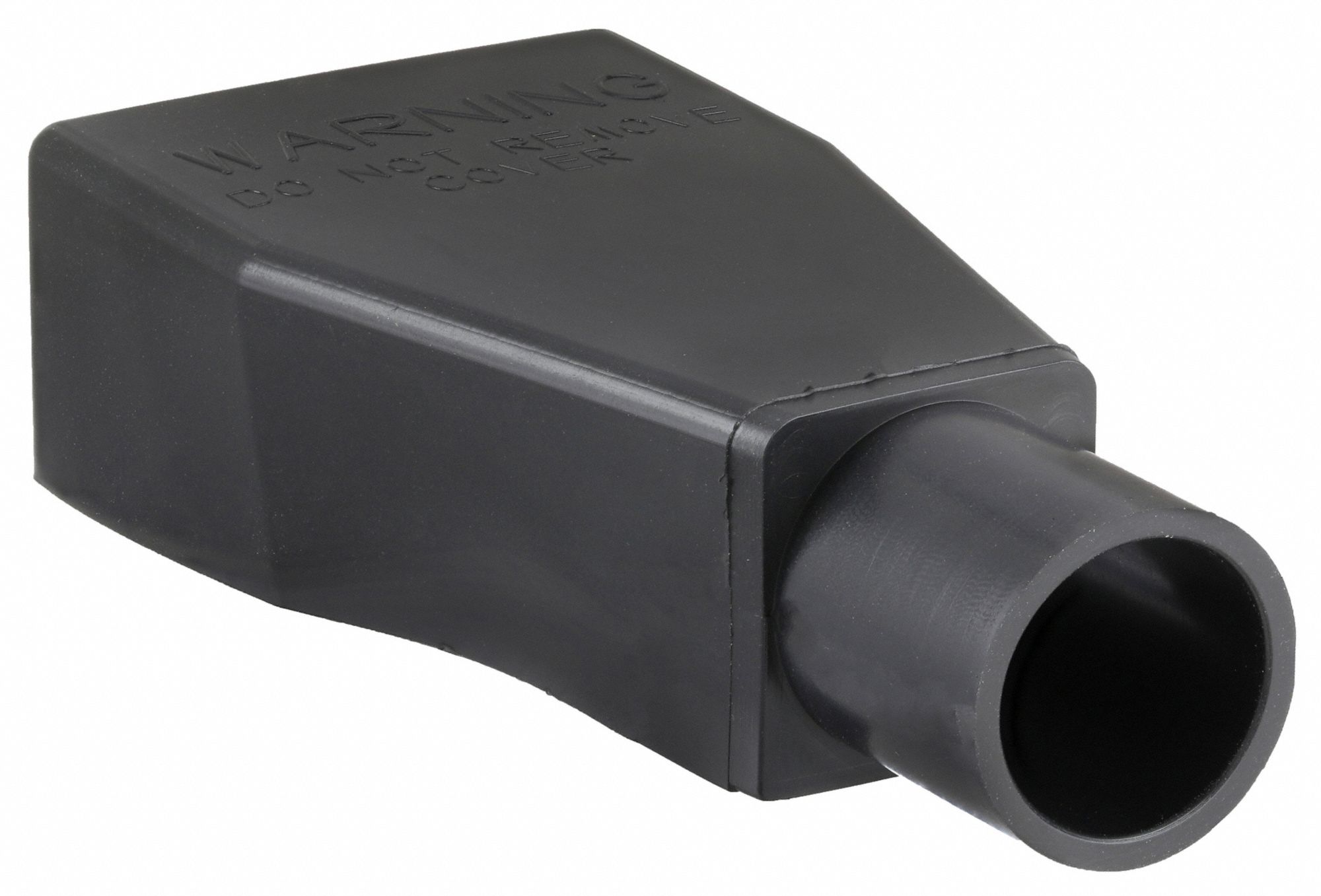 STRAIGHT CLAMP TERMINAL PROTECTOR, 1/0 TO 2/0 AWG, BLACK, CLAMP, PVC