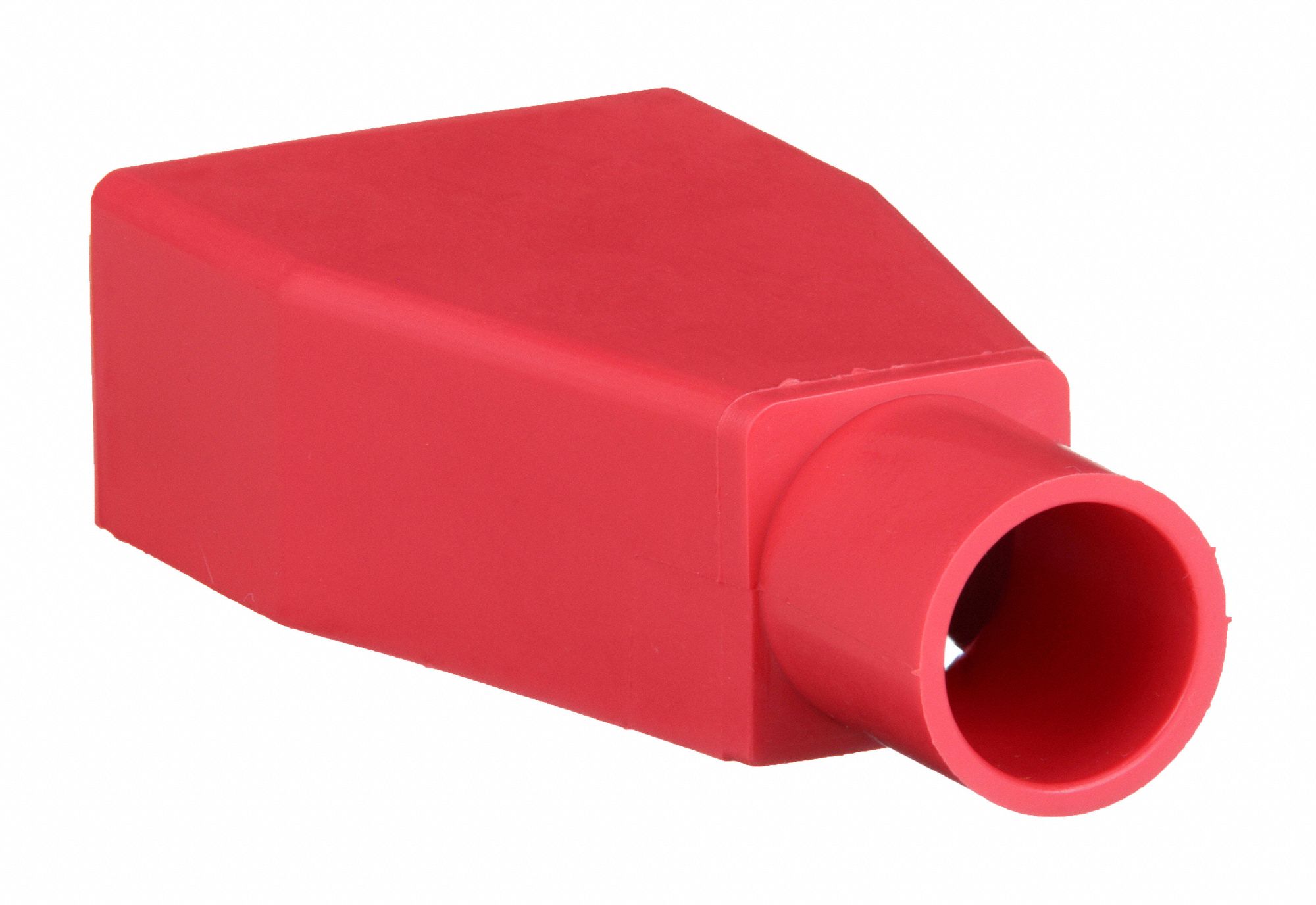 STRAIGHT CLAMP TERMINAL PROTECTOR, 1/0 TO 2/0 AWG, RED, CLAMP, PVC