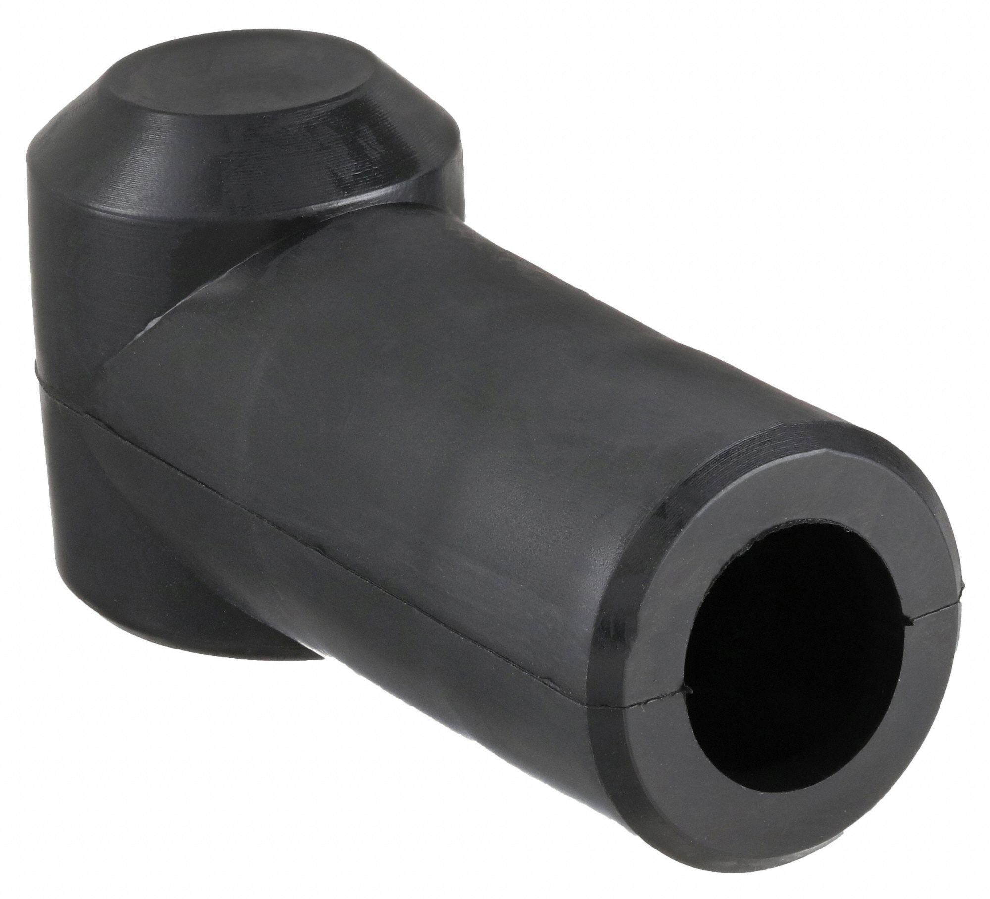 BATTERY TERMINAL PROTECTOR, 1 TO 2 AWG, BLACK, PLUG-IN, PVC