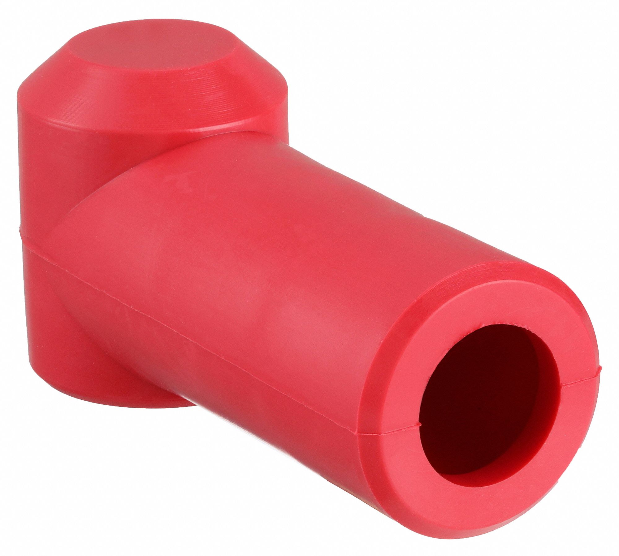 BATTERY TERMINAL PROTECTOR, 1 TO 2 AWG, RED, PLUG-IN, PVC