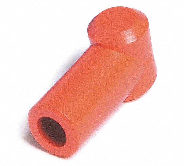 QUICKCABLE Terminal Protector, PlugIn, PVC, Red, PK5 2FEV65736360