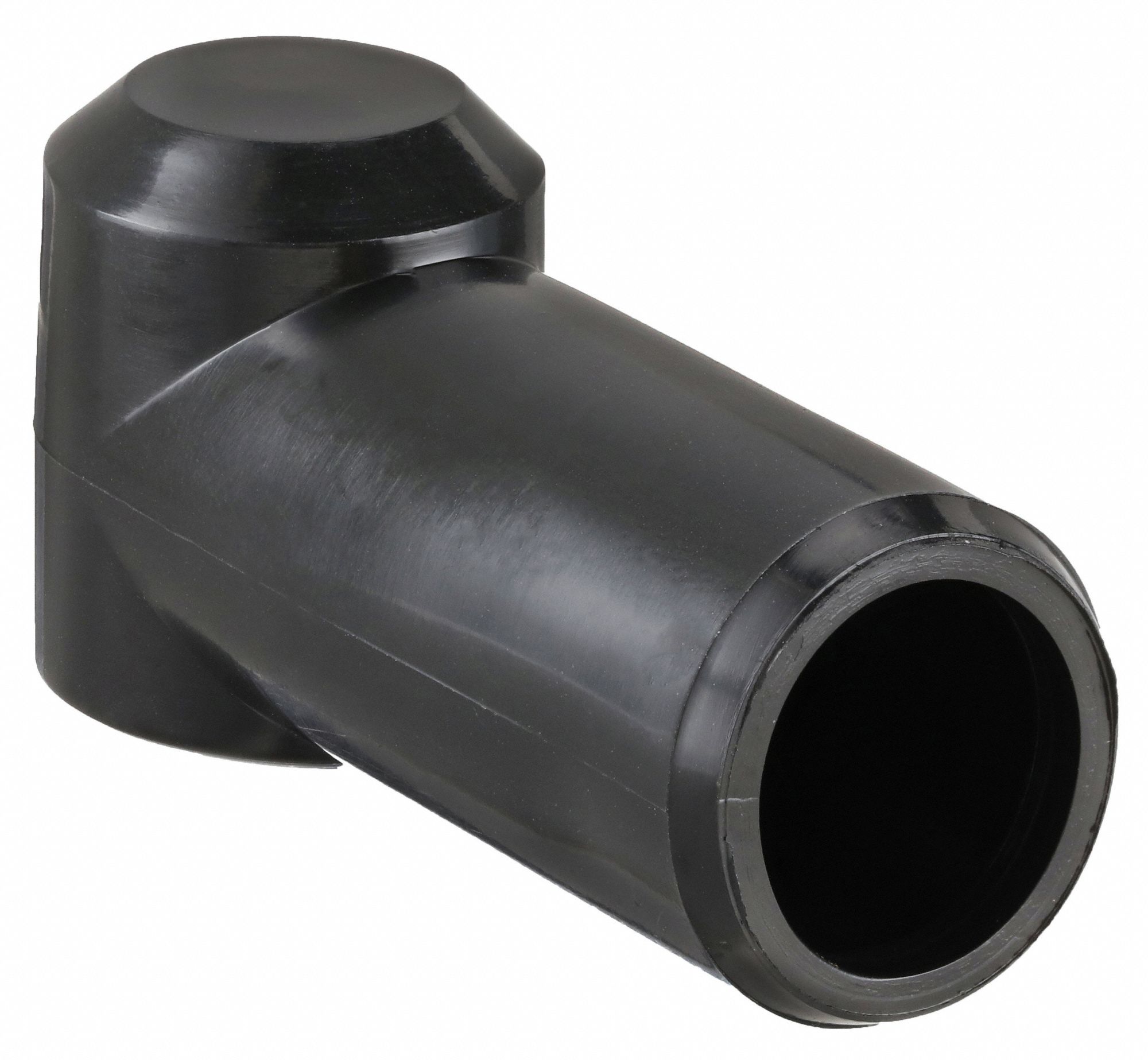 BATTERY TERMINAL PROTECTOR, 1/0 TO 2/0 AWG, BLACK, PLUG-IN, PVC