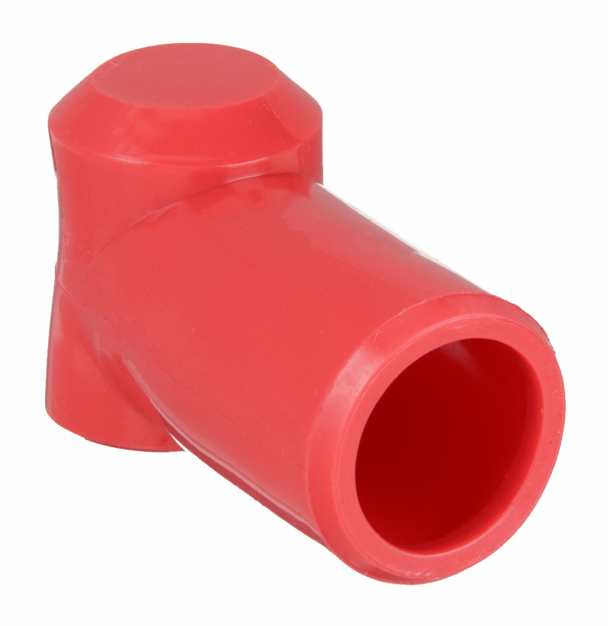 BATTERY TERMINAL PROTECTOR, 1/0 TO 2/0 AWG, RED, PLUG-IN, PVC