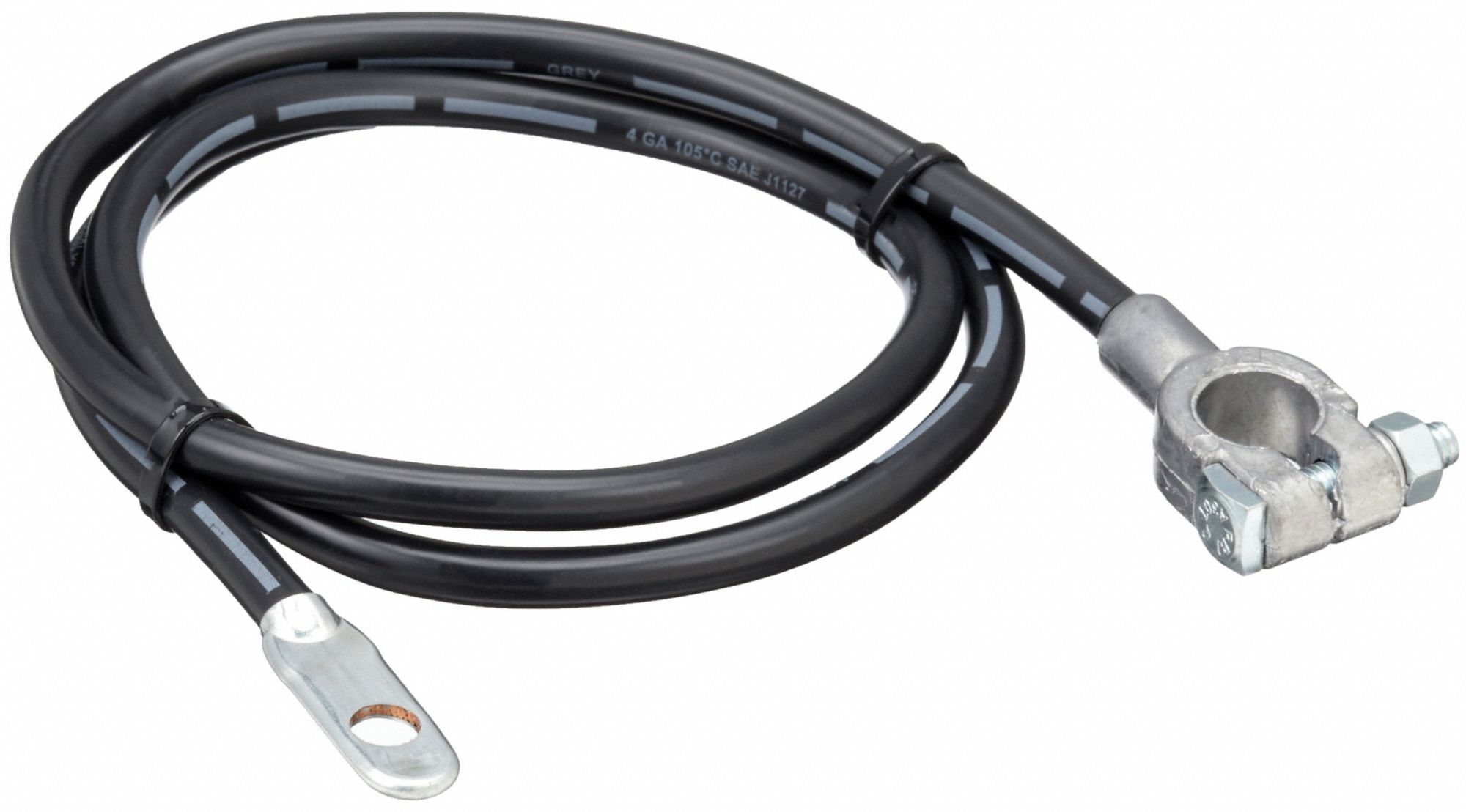 4-Gauge Positive Battery Cable | 38 Inches Long | Red Top Post | ACDCWIREANDSUPPLY