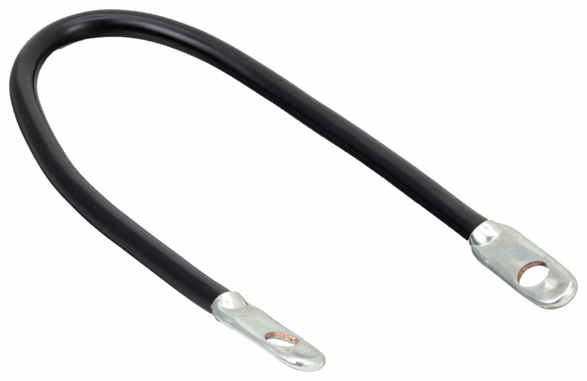 Switch to Starter Cable: Switch to Start Cable, 4 ga Wire Size, 18 in Overall Lg, Black, 60VDC