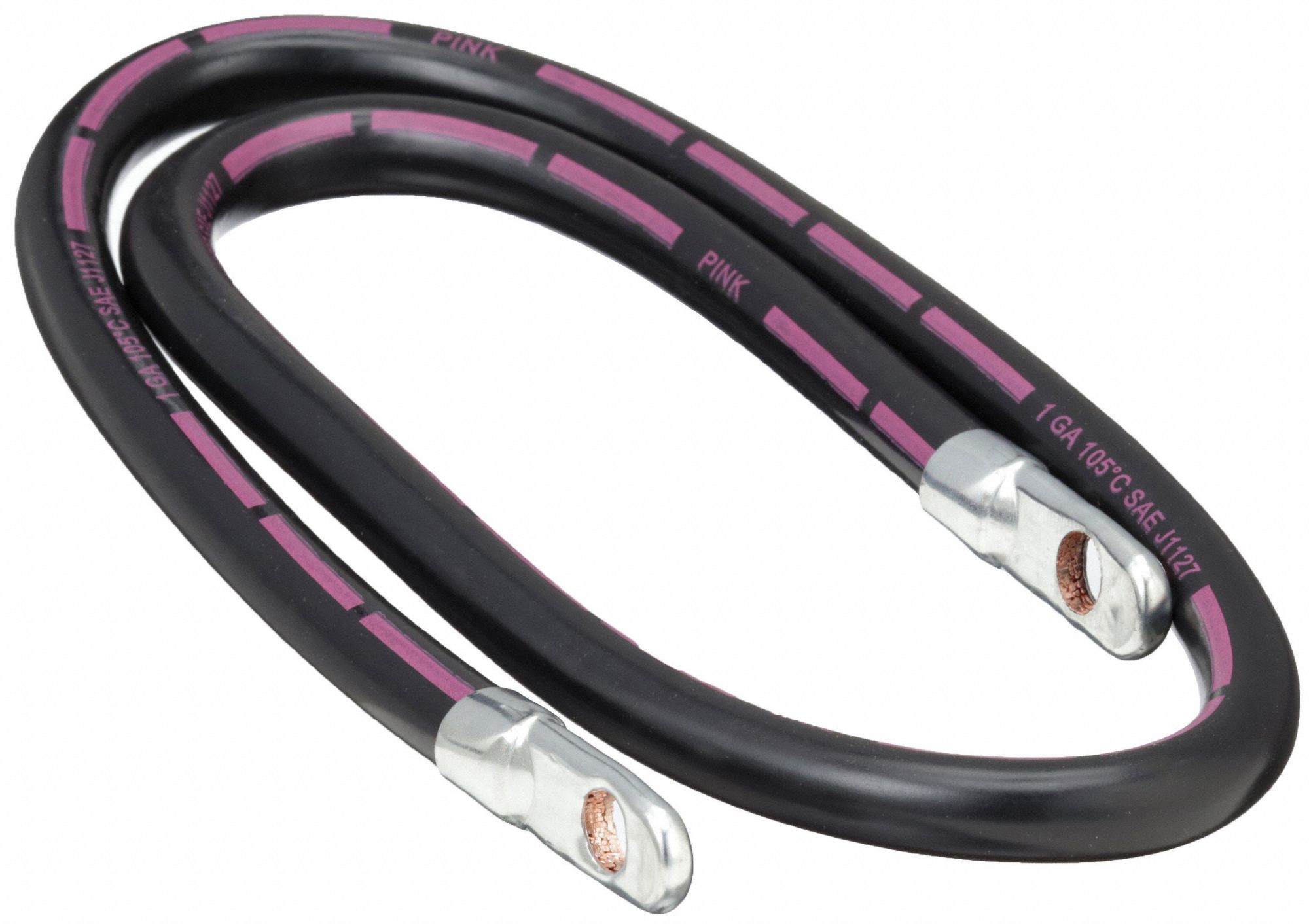 Switch to Starter Cable: Switch to Start Cable, 1 ga Wire Size, 35 in Overall Lg, Black, 60VDC