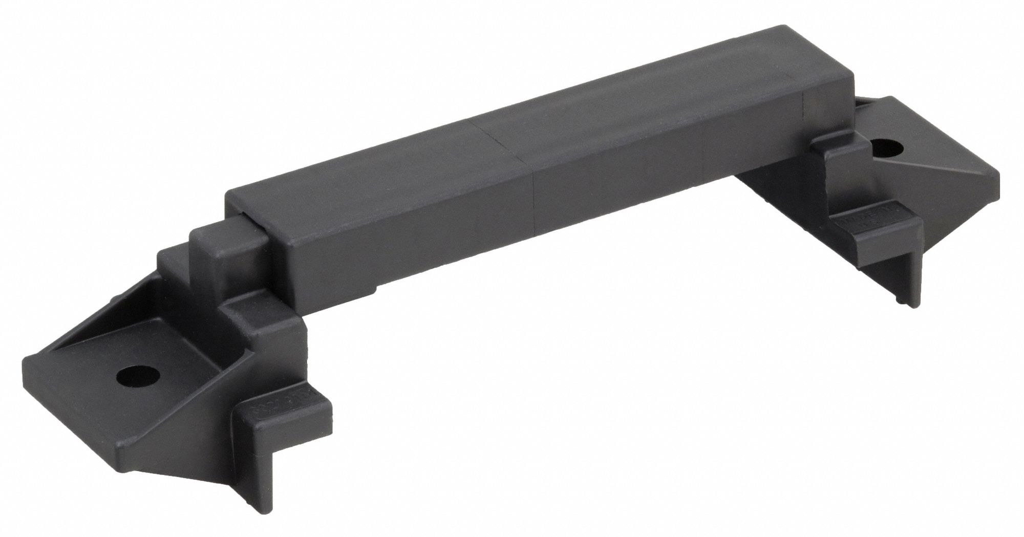 Hold Down Set Offset: Hold Down, 9 in Overall Lg, 1 in Overall Wd, Polypropylene, Black, Adj