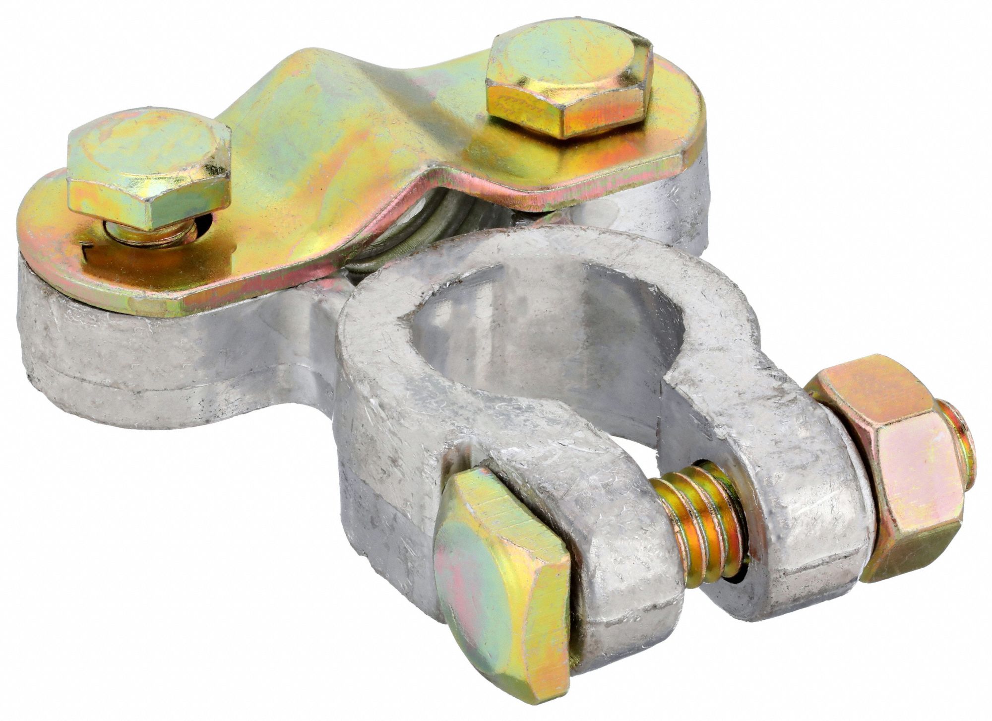 LUG HEAVY DUTY, UNIVERSAL, BOLT, 1 TO 4/0 GA, UNIVERSAL, LEAD, 2.9 IN OVERALL W, 2 PK