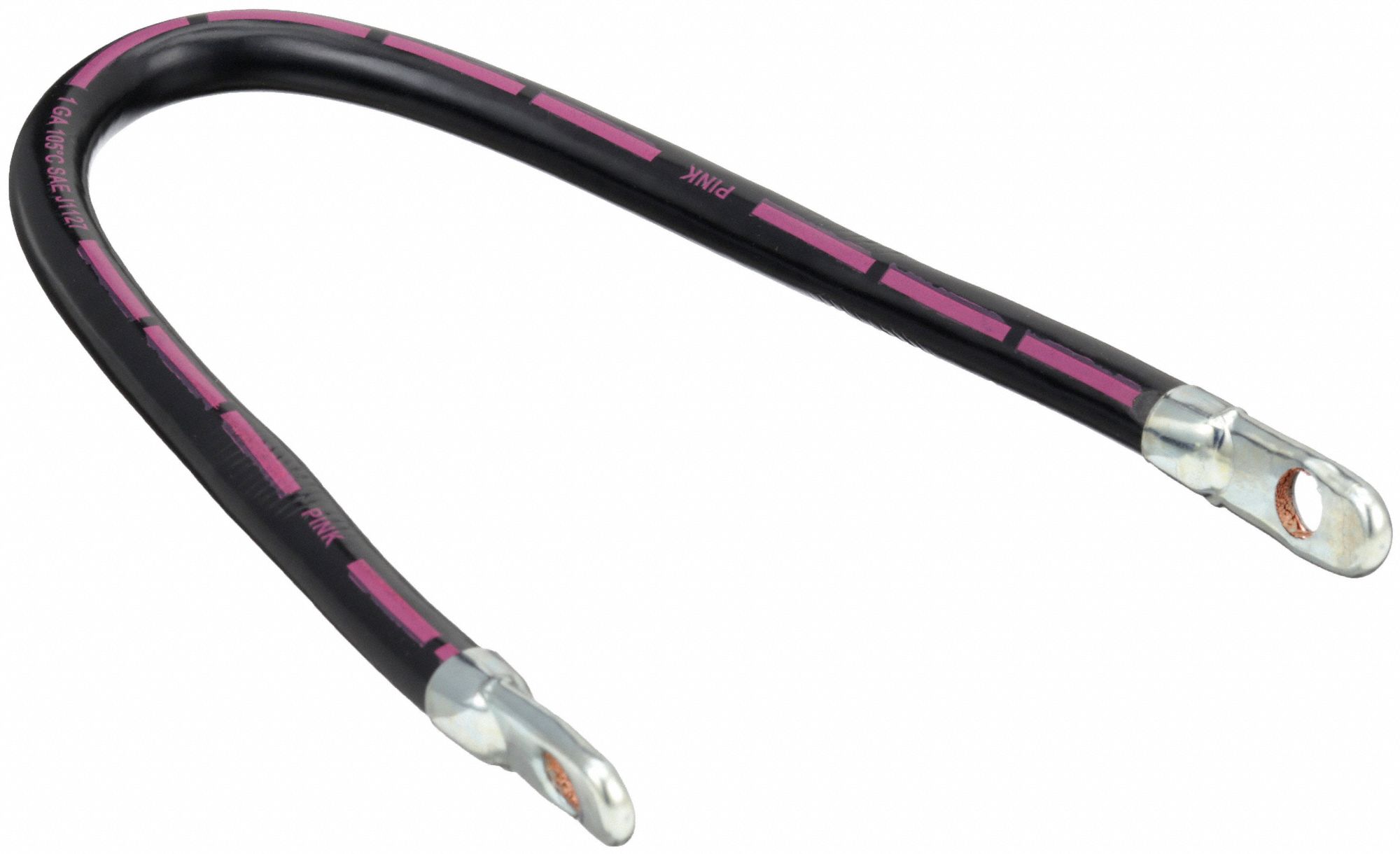 Switch to Starter Cable: Switch to Start Cable, 1 ga Wire Size, 19 in Overall Lg, Black, 60VDC