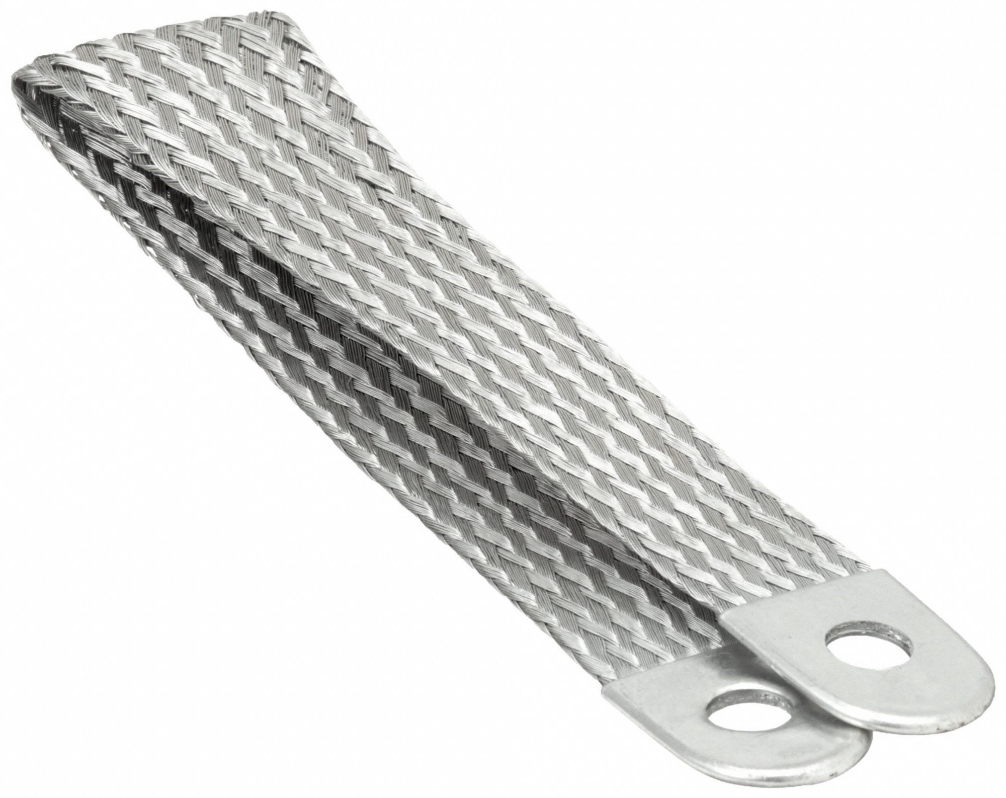 Grounding strap 25mm², AWG4, Length 400mm, side holes 10,5mm