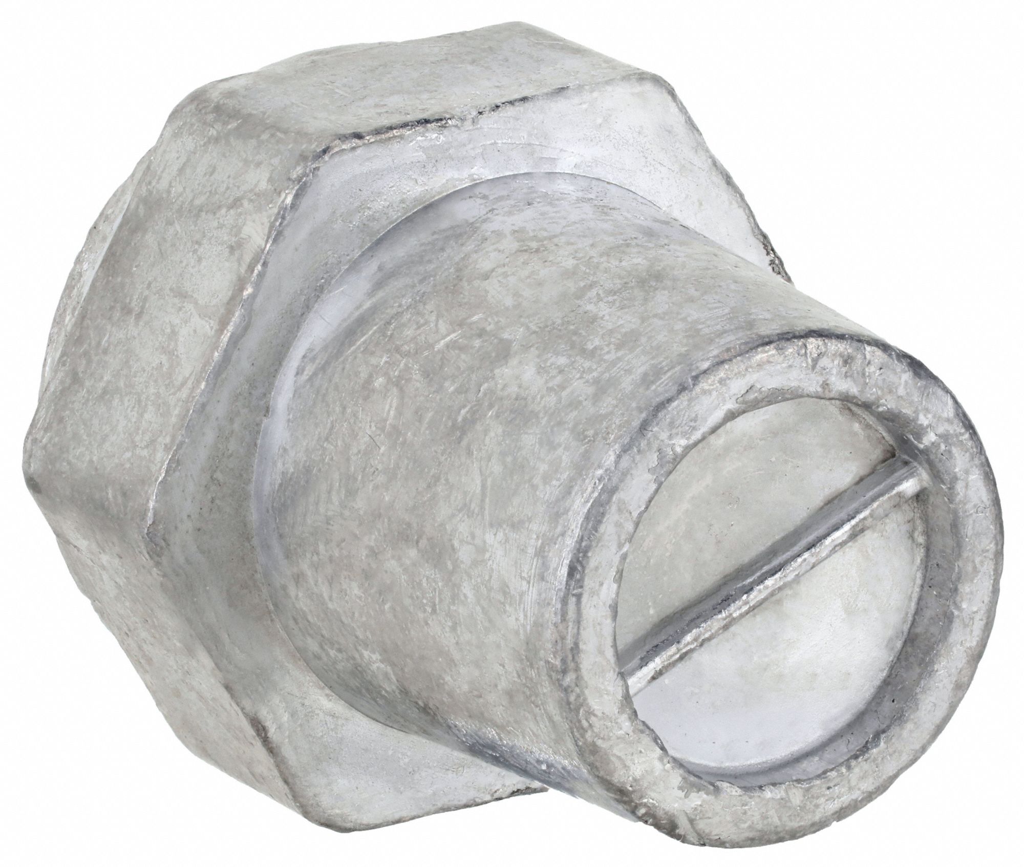 CONVERSION CONNECTOR, SCREW, SILVER, 3/8, MEDIUM/HEAVY DUTY, NEGATIVE, 5 PK