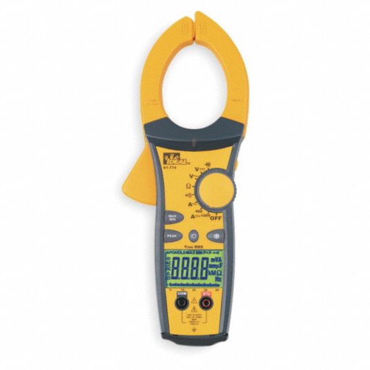 IDEAL Digital Clamp On Ammeter, 2.0 in (51 mm) Jaw Capacity, CAT IV ...