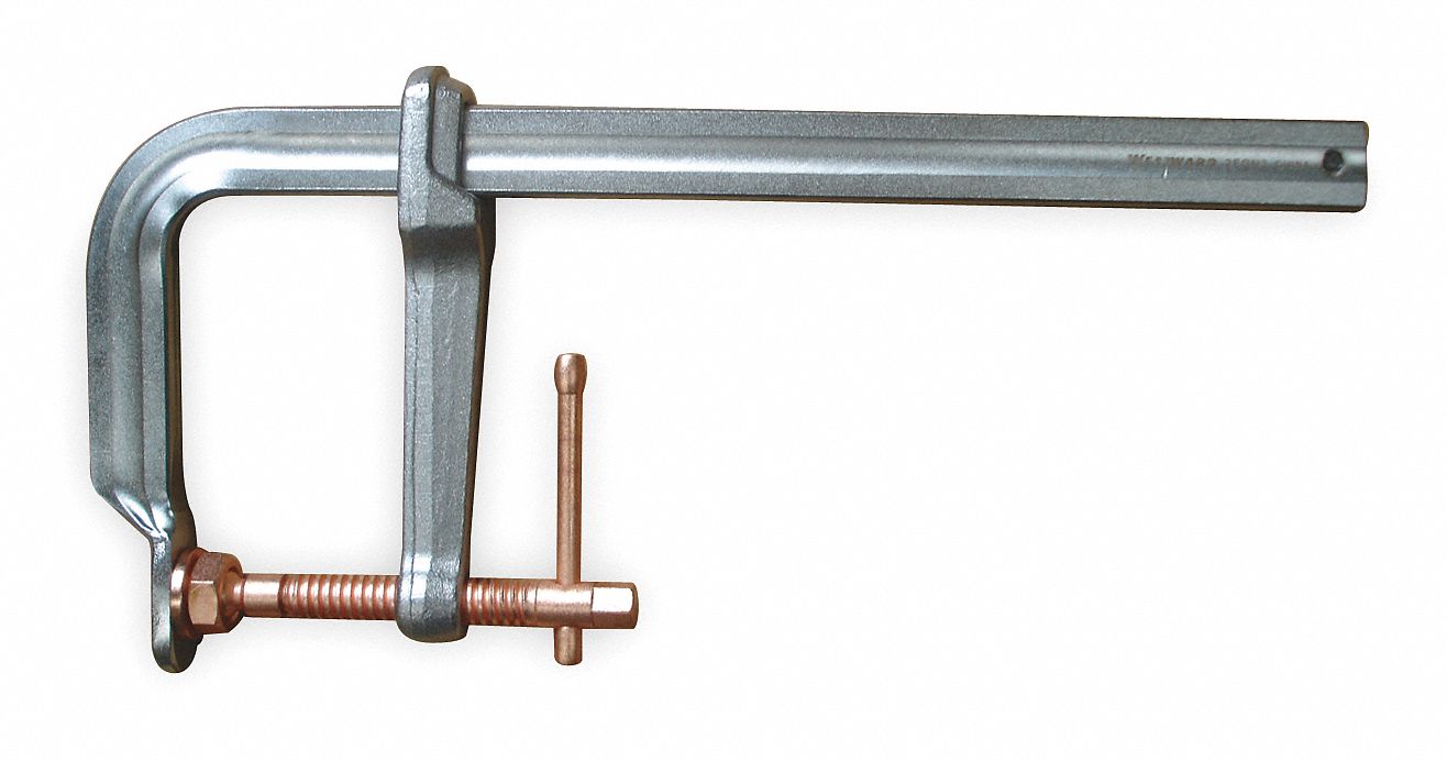 WESTWARD L Clamp,12 in Max. Jaw Opening (In.),4,800 lb Nominal Clamping Pressure 2FGN22FGN2