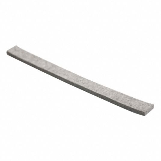GRAINGER APPROVED Felt Strip, F7, 3/8 In T, 1 x 12 In 2FHT52FHT5