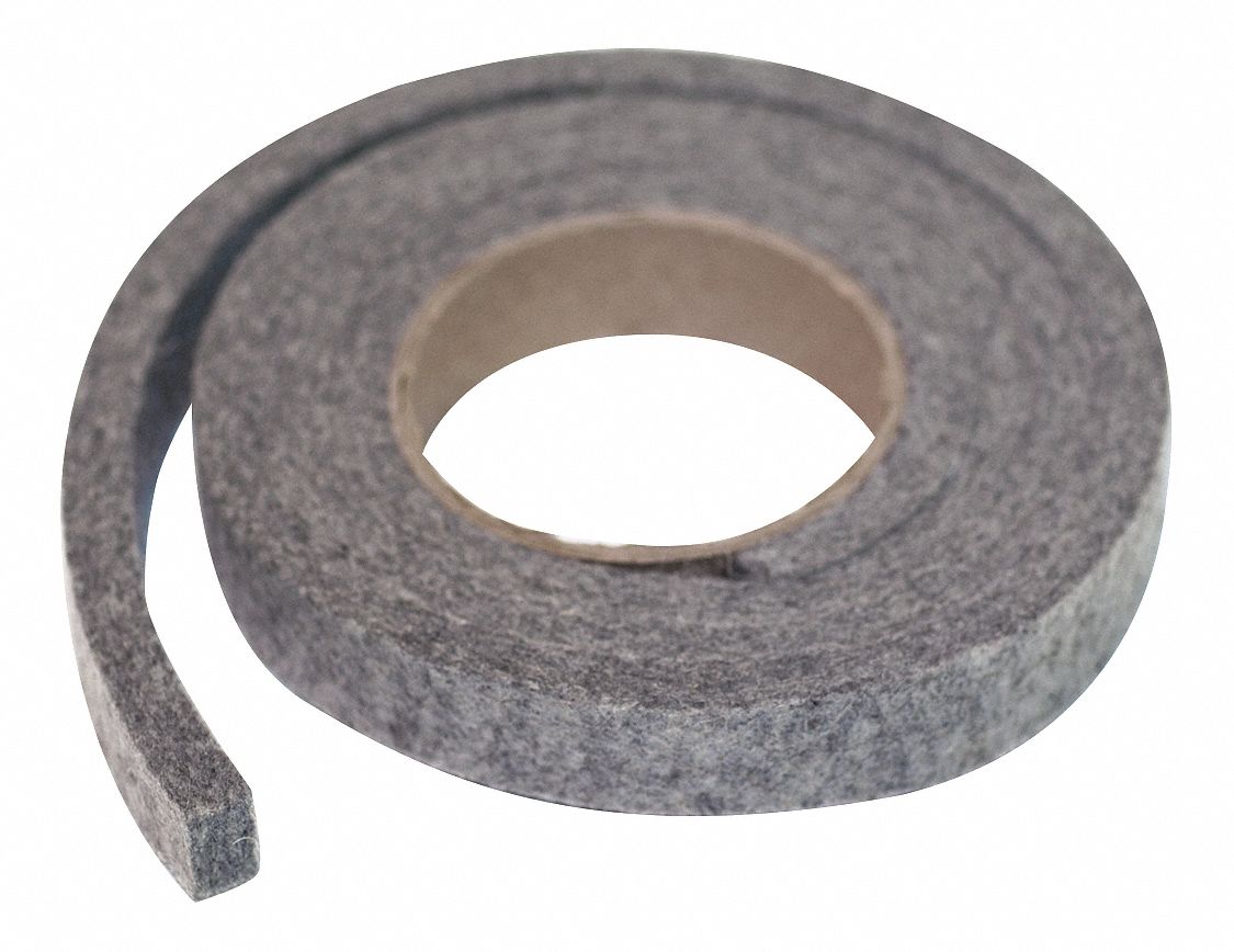 1/4 in F13/4 x 50 Heavy Duty/Industrial Felt Stripping Plain