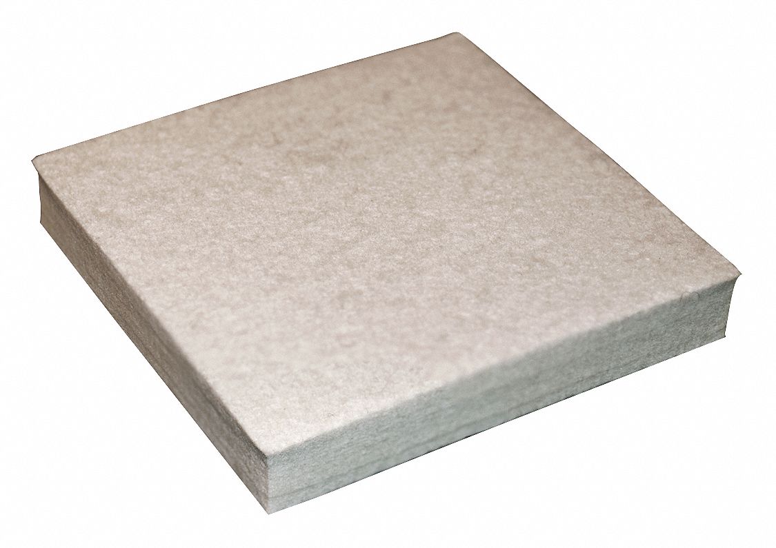 3/4 in Thick,2041006674 F5 12 X 12 in,Felt Sheet 