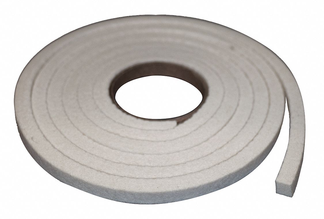 GRAINGER APPROVED 2FHW7 Felt,F3,1/4 In Thick,1 1/2x120 In 