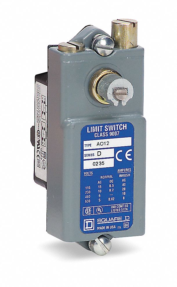 COMPACT LIMIT SWITCH BODY, METALLIC, NON PLUG-IN, 9007AW, 1NO/1NC