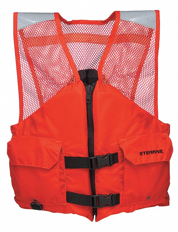 STEARNS Standard Life Jacket, USCG Type III, Foam Flotation Material ...