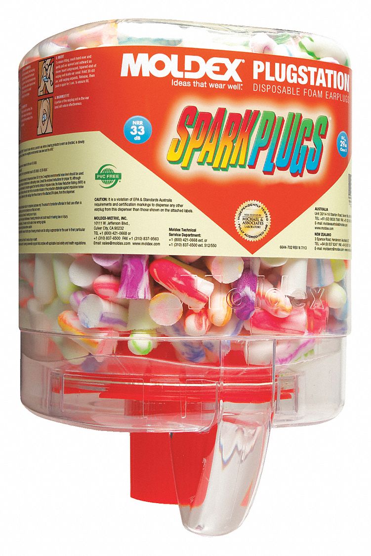 Ear Plug Dispensing System, 33dB