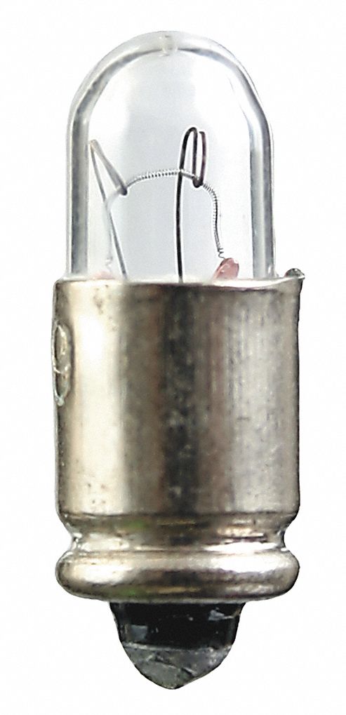 MINIATURE INCANDESCENT BULB, MIDGET GROOVED (S4S/8), (T) TUBULAR, T1¾, 388, 28V AC