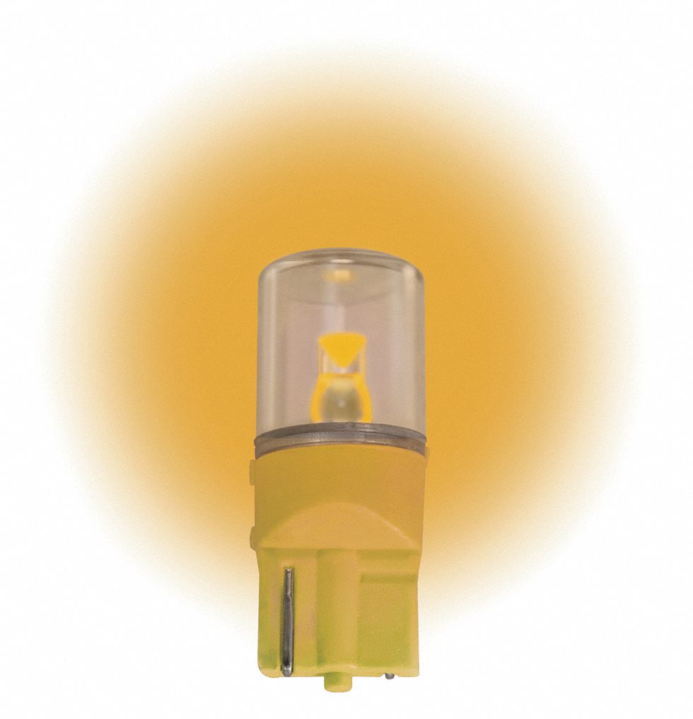 AMPOULE À DEL COMPACTE, BORDURE EN PLASTIQUE (L2,1X9,5D), TUBULAIRE, T3¼, 24VCC, 1W