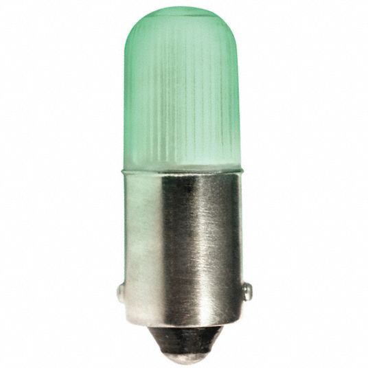 BA9S Led Lamp Green 24V AC/DC