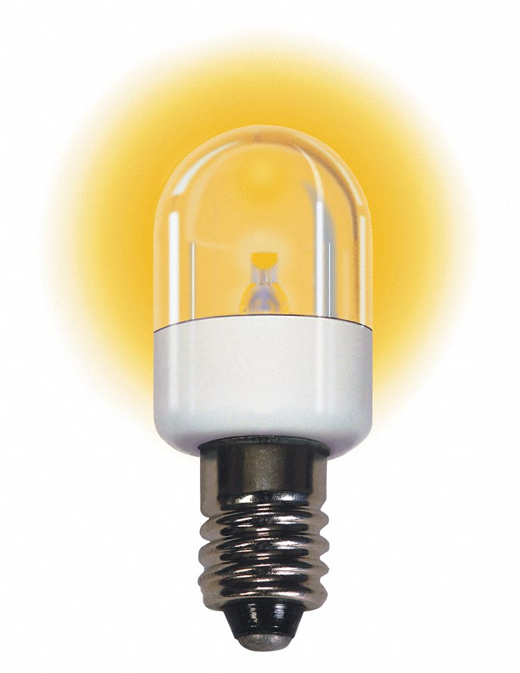 LUMAPRO Miniature LED Bulb, T6, Candelabra Screw (E12), Watts 0.72W