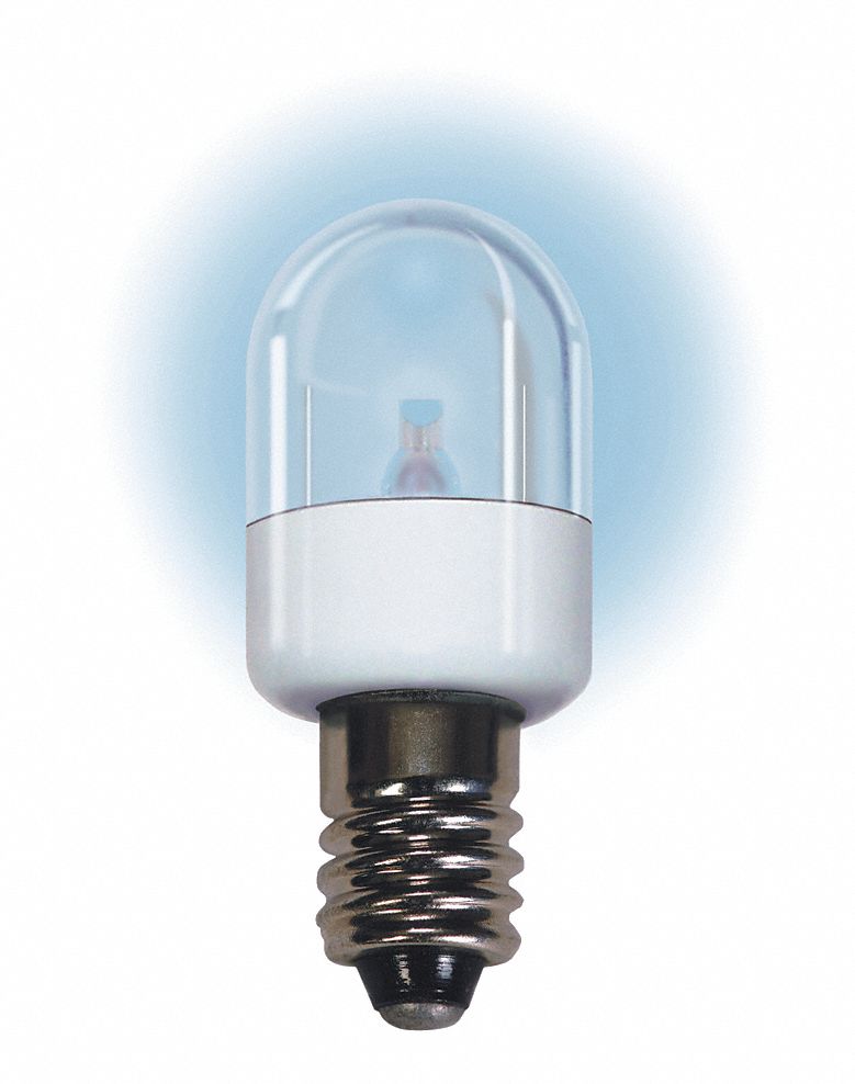 COMPACT LED BULB, CANDELABRA SCREW (E12), (T) TUBULAR, T6, 3S6/6V, 6S6/6V, 6.3V DC