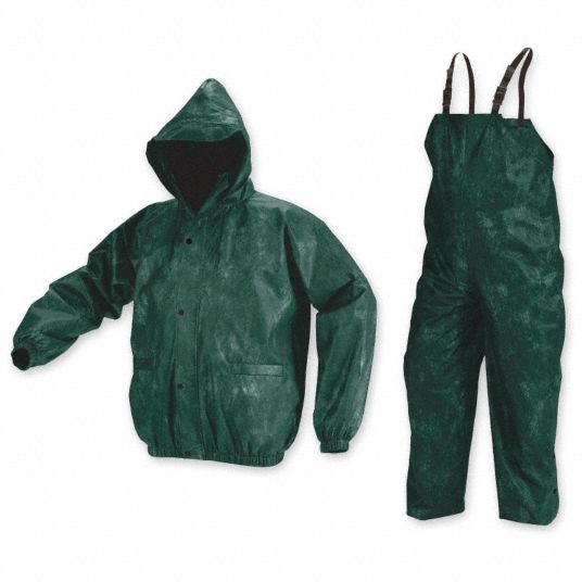 STEARNS Rain Jacket with Detachable Hood 2FPF58464FOR06000 Grainger