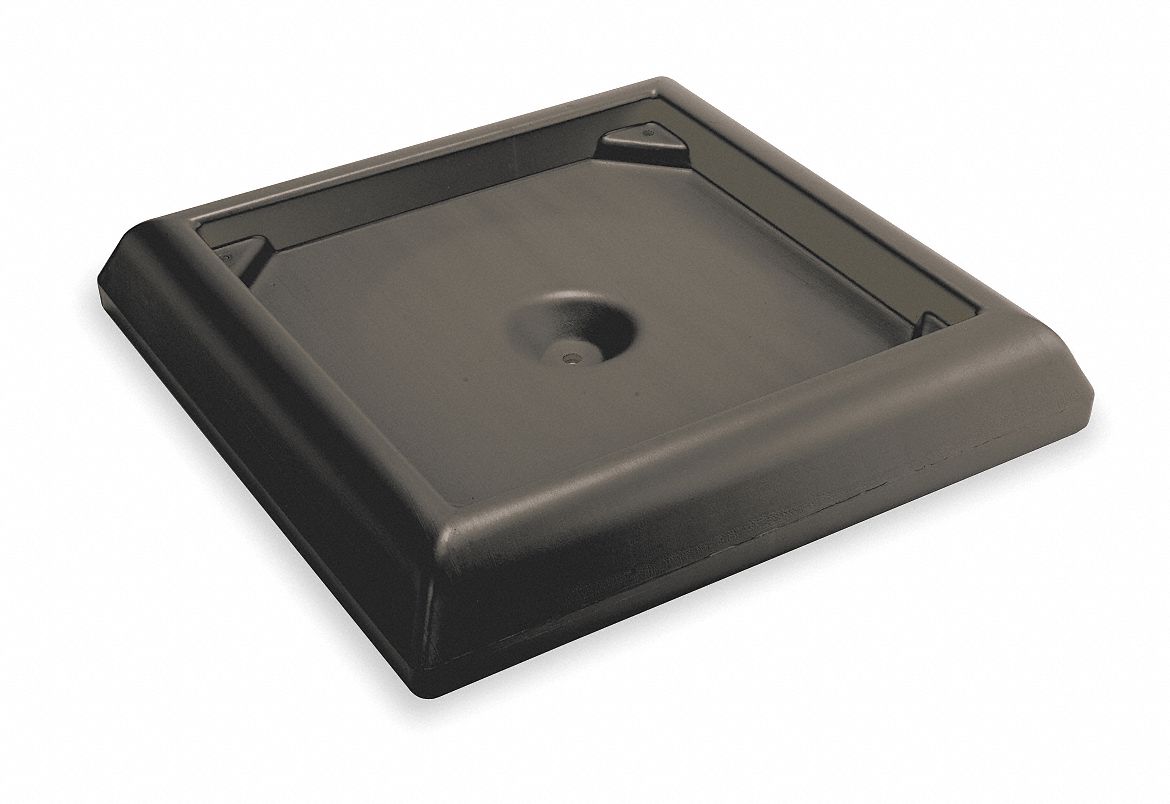2FTF6 - D0241 Weighted Base 6 H x 24-1/2 W Blk