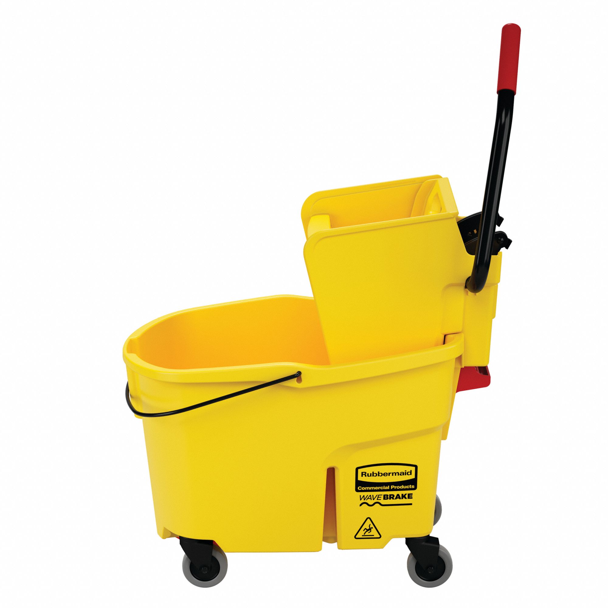 Rubbermaid Professional Plus Commercial Wringer Mop Bucket 28 qt. FG728100YEL