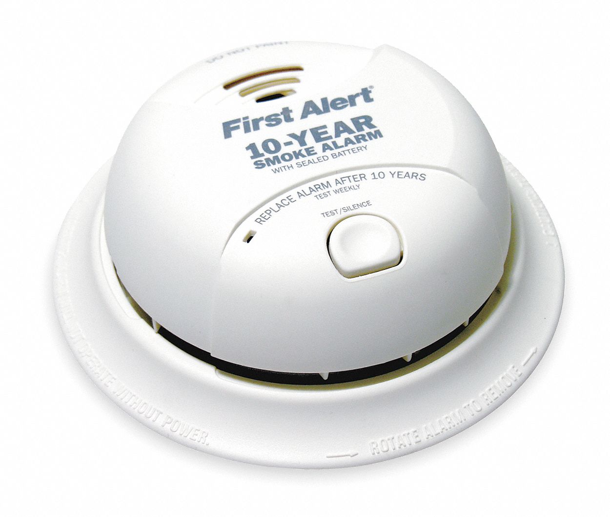 FIRST ALERT Smoke Alarm, Ionization, Lithium - 2FTP2 ...