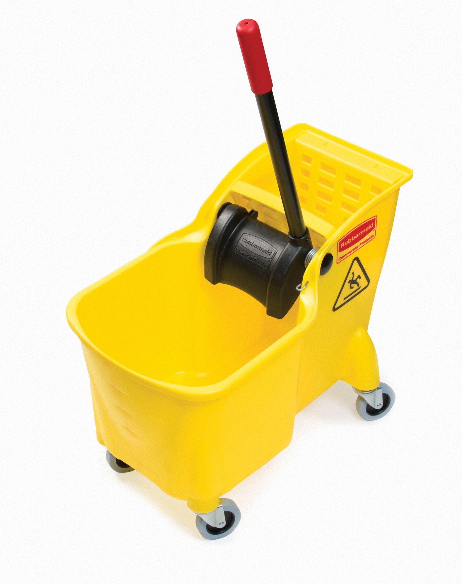 RUBBERMAID COMMERCIAL PRODUCTS Yellow Polypropylene Mop Bucket and