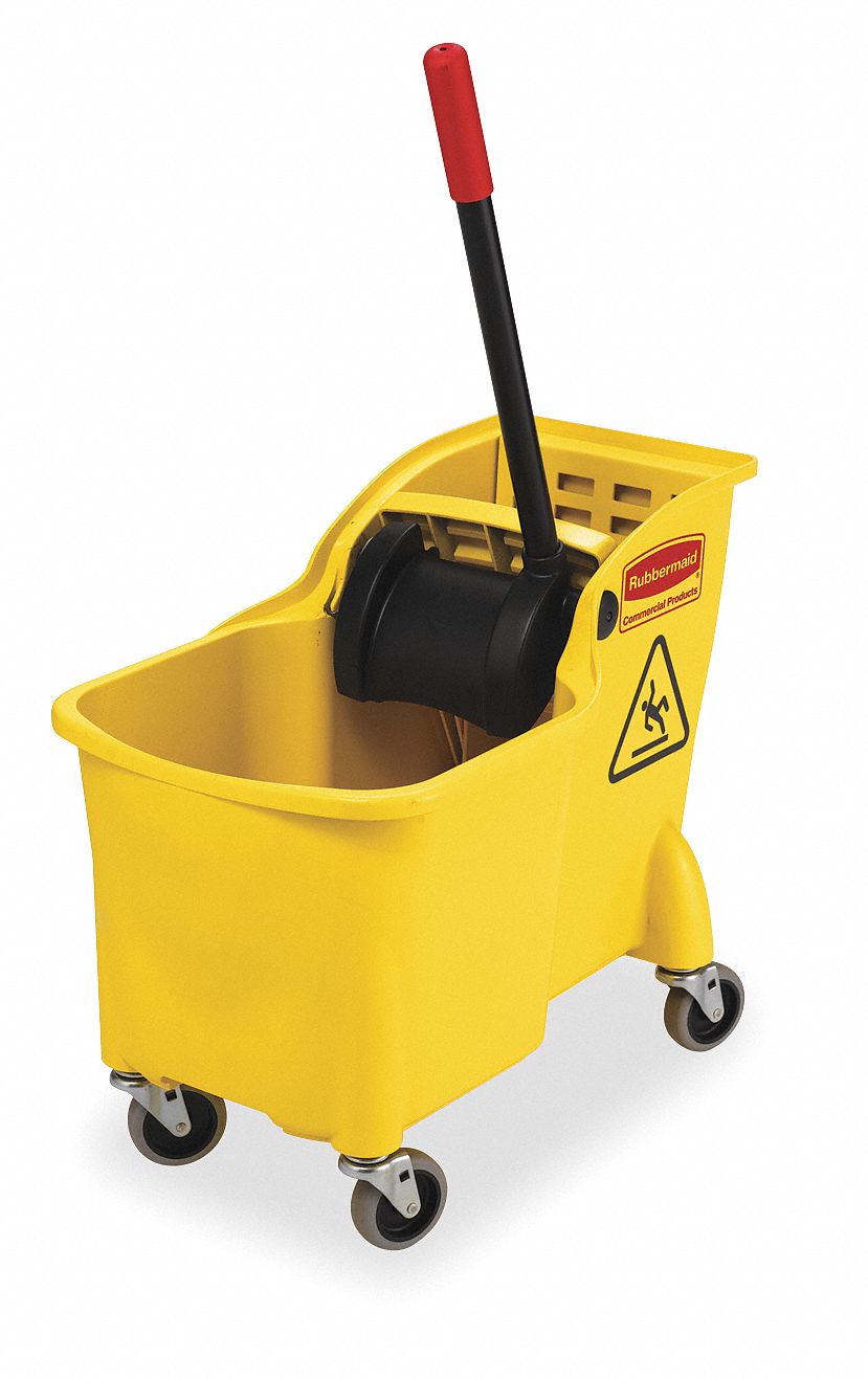 mop and mop bucket